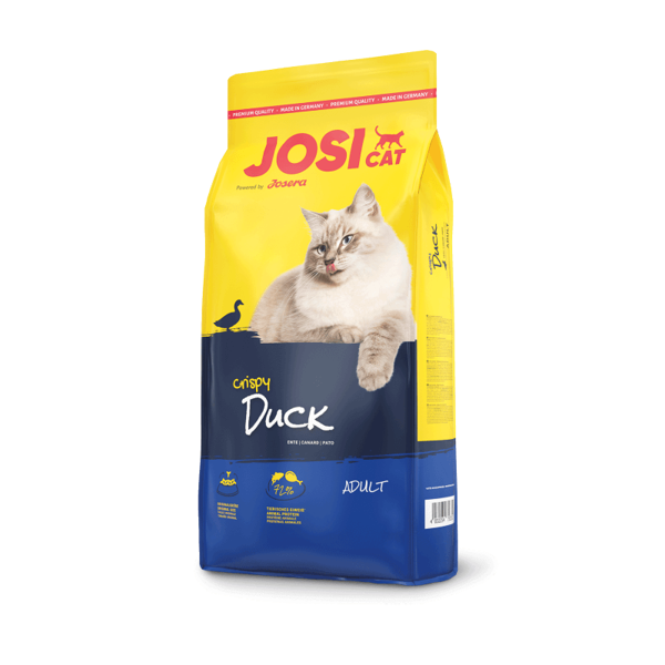 JOSICAT su traškia antiena Crispy Duck sausas maistas katėms su antiena, 10 kg paveikslėlis