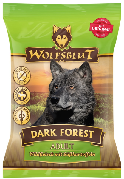 Akc. Wolfsblut mėginukas Futterprobe Dark Forest - Wild und Süßkartoffel 100g paveikslėlis