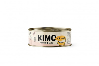 Kimo Chicken&Duck konservai katėms su vištiena ir antiena 70g