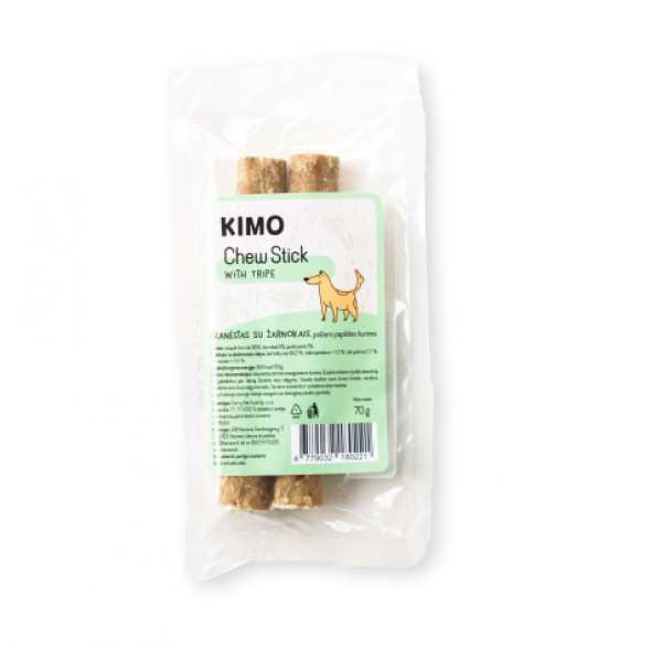 Kimo Chew Stick with Tripe skanėstas – lazdelė šunims su žarnokais 70g