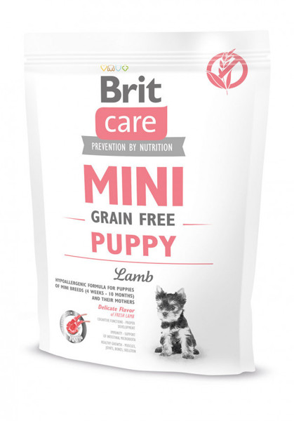 Brit Care Mini Puppy Lamb sausas maistas mažų veislių šuniukams 400 g