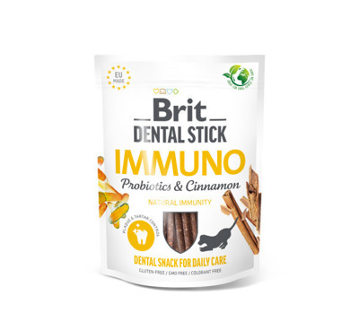 Brit Dental Stick skanėstas Immuno Probiotics&Cinnamon 7 vnt. 251 g
