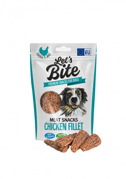 Brit Let’s Bite Chicken Fillet skanėstai šunims su vištiena 80 g