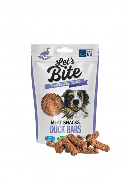 Brit Let's Bite Duck Bars skanėstai šunims su antiena 80 g