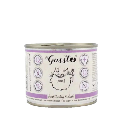 Gussto Cat - Fresh Turkey & Duck 200g