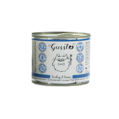 Gussto Cat - Fresh Turkey&Tuna 200g