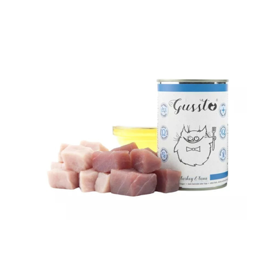 Gussto Cat - Fresh Turkey&Tuna 400g
