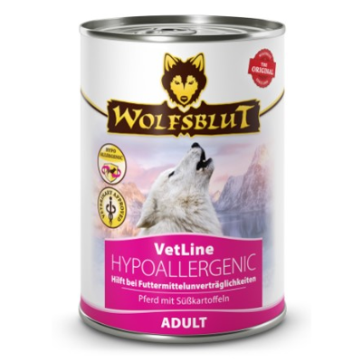 Wolfsblut VetLine Hypoallergenic konservai alergiškiems šunims, 395g