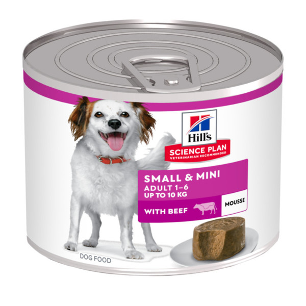 Hill's SP Canine Adult mousse konservai mažų ir vidutinių veislių šunims su jautiena, 200 g