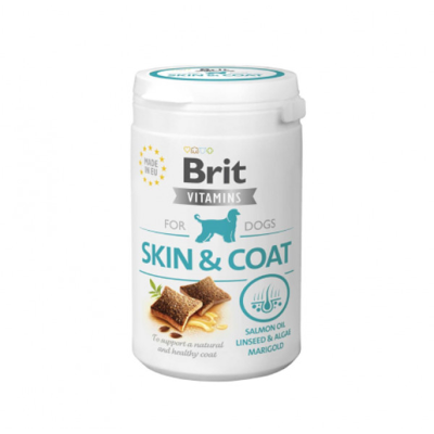 Brit Vitamins Skin&Coat papildai šunims 150g