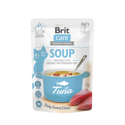 Brit Care Cat Soup Tuna sriuba su tunu katėms 75g