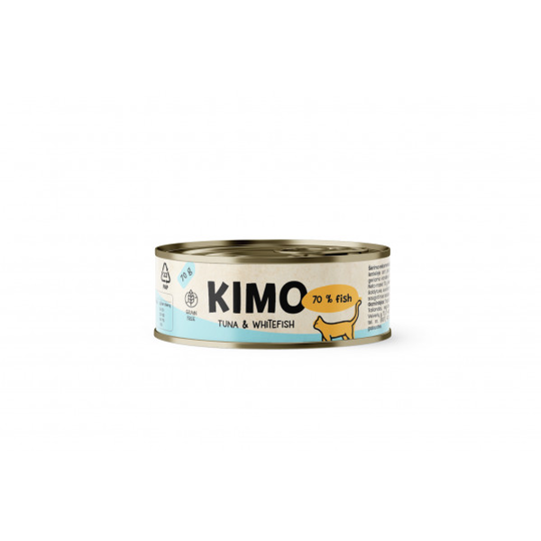 Kimo Tuna&Whitefish konservai katėms su tunu ir balta žuvimi 24x70g