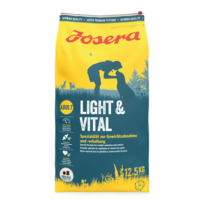 JOSERA Light & Vital sausas maistas suaugusiems turintiems viršsvorio šunims 12,5kg