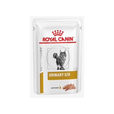 Royal Canin VD Cat Urinary S/O pouch loaf paštetas katėms, 12x85 g
