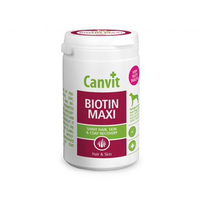 CANVIT Biotin Maxi vitminai šunų odai ir kailiui 230 g
