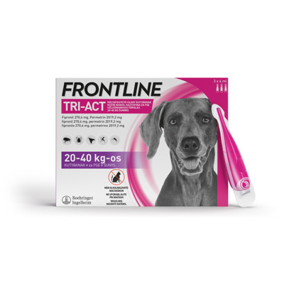 FRONTLINE TRI-ACT L užlašinamasis tirp. šunims 20–40kg N3