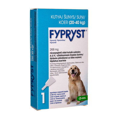 FYPRYST užlašinamasis tirpalas nuo parazitų šunims, 268 mg