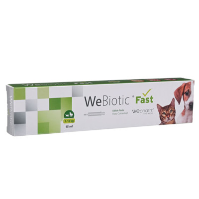 WEPHARM WeBiotic Fast  probiotikai šunims ir katėms, 1-12 kg, 15 ml