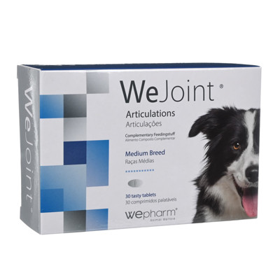 WEPHARM WeJoint Medium Breeds sąnarių funkciją palaikantis papildas vidutinio dydžio šunims, N30