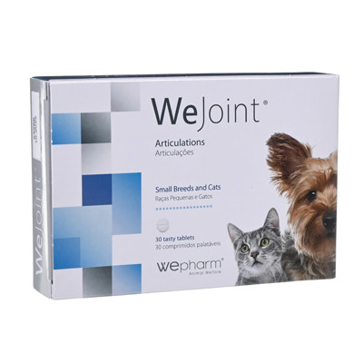 WEPHARM WeJoint Small Breeds sąnarių funkciją palaikantis papildas mažiems šunims ir katėms, N30