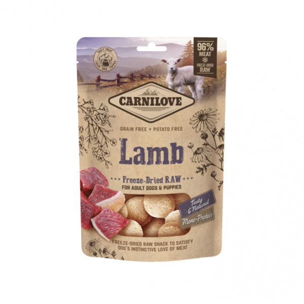 Carnilove Dog skanėstas Freeze-dried Raw Lamb 60g