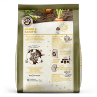 WILDES LAND PawPrint Veggie Adult sausas maistas šunims su moliūgais ir morkomis, 1kg