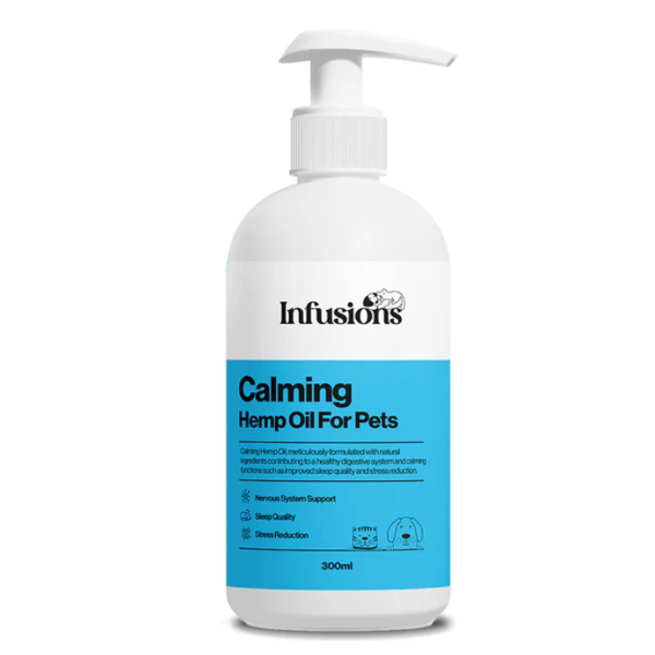 DOGSLIFE Calming Hemp Oil raminantis aliejus su kanapėmis augintiniams 300 ml