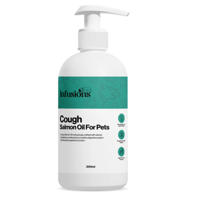 DOGSLIFE Cough Salmon Oil lašišų aliejus nuo kosulio augintiniams 300 ml