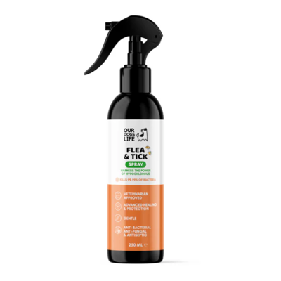 DOGSLIFE Flea & Tick Spray purškalas nuo blusų ir erkių šunims 250 ml