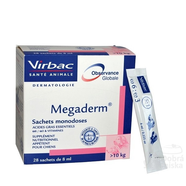 MEGADERM 8 ml pašaro papildas odai (virš 10 kg) N28