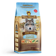 Wolfsblut Small Breed Cold River Adult sausas maistas mažų veislių šunims su upėtakiu, 2 kg