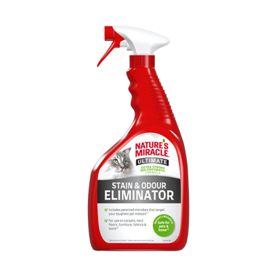 Nature's Miracle Stain & Odour Eliminator kačių dėmių ir kvapų valiklis, 946 ml