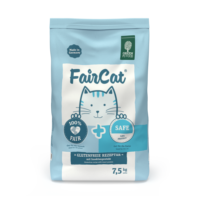 Green Petfood FairCat Safe sausas maistas katėms, 7,5 kg