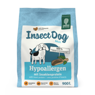 Green Petfood InsectDog Hypoallergen sausas maistas jautriems šunims su vabzdžiais, 900 g