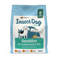 Green Petfood InsectDog Sensitive sausas maistas jautriems šunims, 900 g