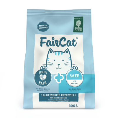 Green Petfood FairCat Safe sausas maistas katėms, 300 g