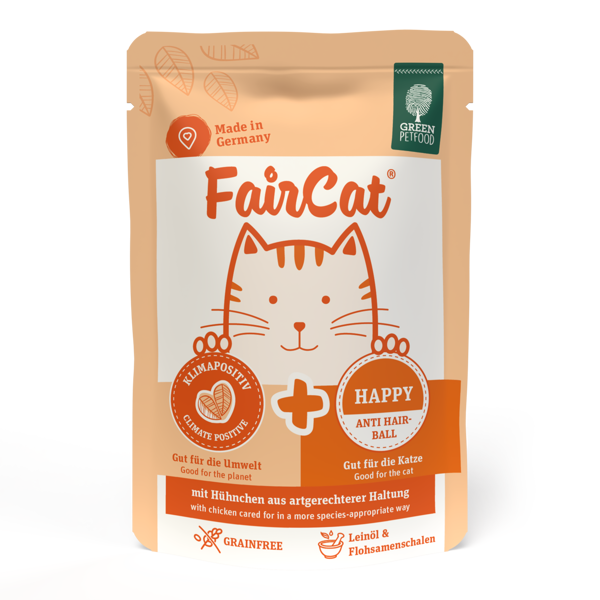 Green Petfood FairCat Happy konservai katėms nuo sąvėlų 85 g