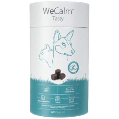 WEPHARM WeCalm Tasty raminantis pašaro papildas šunims ir katėms N30