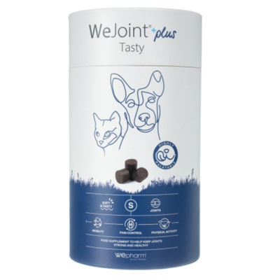 WEPHARM WeJoint PLUS TASTY pašaro papildas mažų veislių šunims ir katėms N30