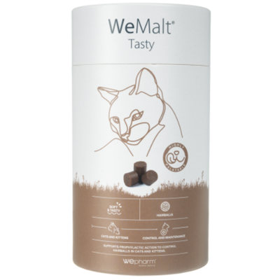 WEPHARM WeMalt Tasty pašaro papildas katėms ir kačiukams N30