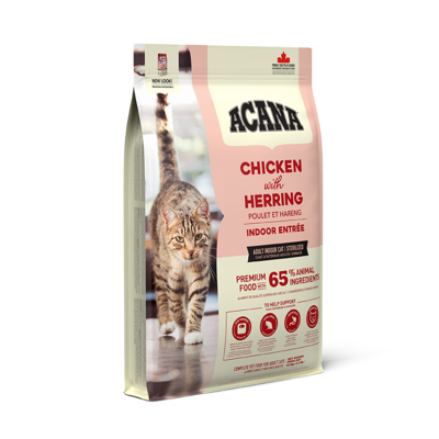 ACANA Cat Indoor Entree  sausas maistas namuose gyvenančioms katėms su paukštiena ir triušiena 4,5 kg