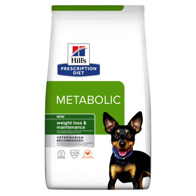 Hill’s PD Canine Metabolic Mini sausas maistas mažų veislių šunims, svorio kontrolei 1 kg