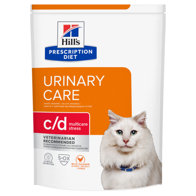 Hill’s PD Feline c/d Urinary Stress sausas maistas katėms, šlapimo sistemos veiklai 1,5 kg