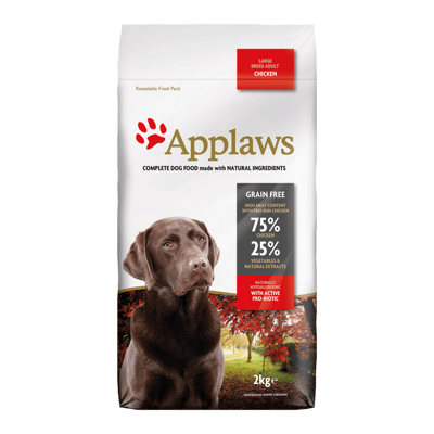 APPLAWS Dog Dry Adult Chicken Large Breed sausas maistas didelių veislių šunims su vištiena, 2kg