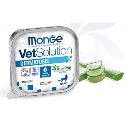 MONGE VetSolution Dermatosis konservai katėms, 100 g