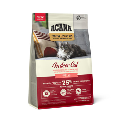 ACANA Highest Protein Indoor Cat sausas maistas katėms gyvenančioms namuose 1,8kg 