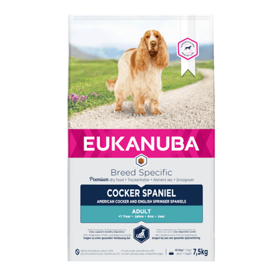 Eukanuba Breed Specific sausas maistas kokerspanieliams su vištiena, 7,5 kg