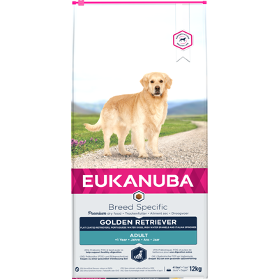 Eukanuba Breed Specific sausas maistas auksaspalviams retriveriams su vištiena, 12 kg