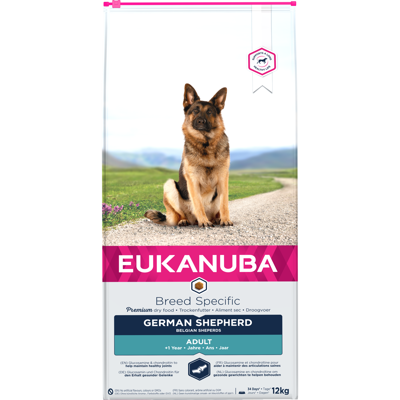 Eukanuba Breed Specific sausas maistas Vokiečių aviganiams su vištiena, 12 kg