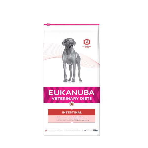 Eukanuba Intestinal Disorders sausas maistas šunims su vištiena, 12 kg